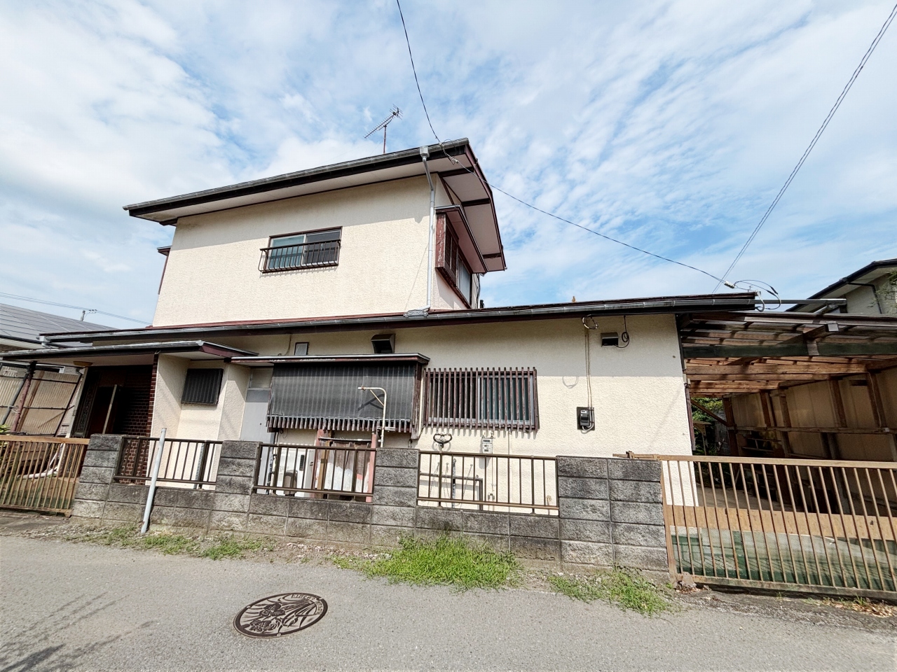 茂原市六ツ野古家つき売地 不動産物件写真